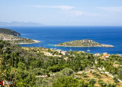 View of island in A.G. Nikoloas, Zakynthos.